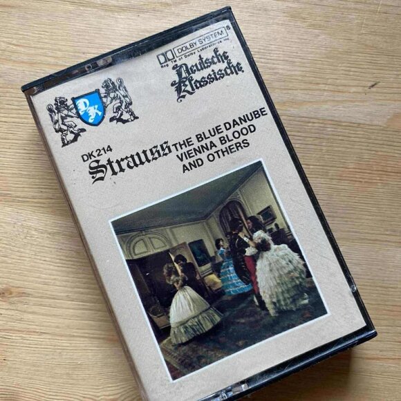Strauss The Blue Danube Vienna Cassette Tape VG+ C12 - Picture 1 of 2